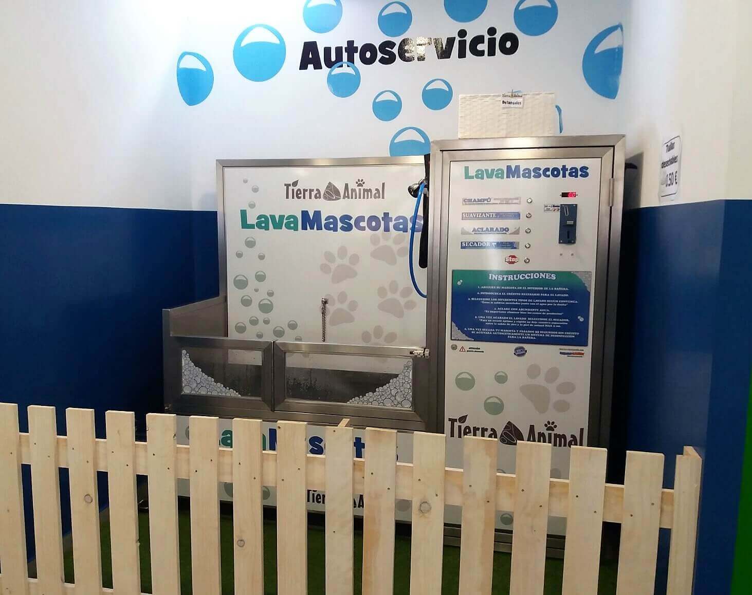 NUEVO LAVAMASCOTAS EN TIERRA ANIMAL BURELA