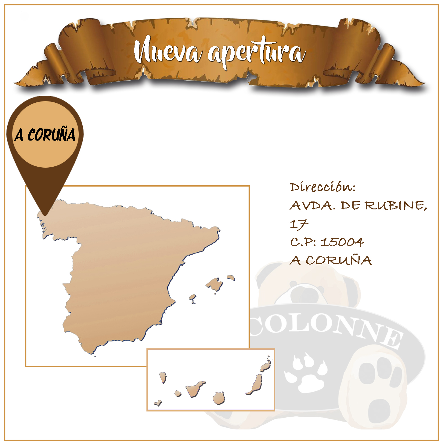¡COCOLONNE A CORUÑA YA ESTÁ AQUÍ!